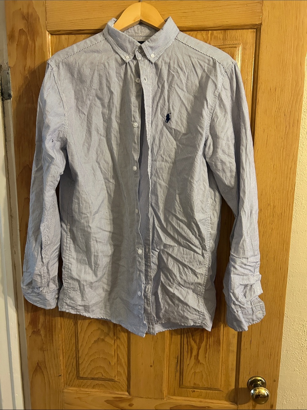 Polo by Ralph Lauren Light Blue Striped Button-Down Shirt